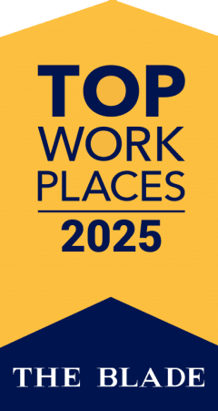 Voted Top Work Places 2025 by The Blade